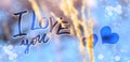 I love you beautyful lettering. Calligraphy text