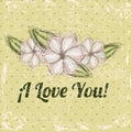 I love you design Royalty Free Stock Photo