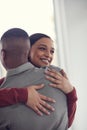 I love you so much. a happy young couple hugging each other. Royalty Free Stock Photo