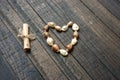 I love you, shell, heart shape, valentine day Royalty Free Stock Photo