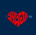 I love you Shweta Lettering. Shweta girl name in red heart shape