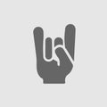I love you sign hand gesture vector icon eps 10. Royalty Free Stock Photo
