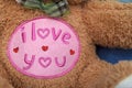 I Love You Teddy Bear Royalty Free Stock Photo