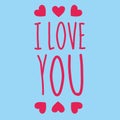 I love you text