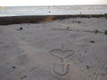 I Love You Writte in the Beach Sand