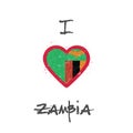 I love Zambia t-shirt design.