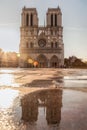 I`m Notre Dame, Je suis Notre Dame, Good Luck Notre Dame, Famous cathedral in Paris, France Royalty Free Stock Photo