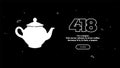 418 I'm a teapot error. Vector layout web template Royalty Free Stock Photo