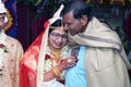 I Miss you daddy. The traditional Bengali wedding rituals quite meaningful and interesting Royalty Free Stock Photo