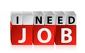 I Need Job Button Click Here Block Text