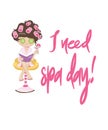 I need spa day graphic