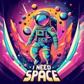 I Need Space - An Astronaut In Space