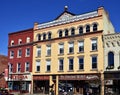 The I.O.O.F. Temple Building 1891 in Penn Yan, New York Royalty Free Stock Photo