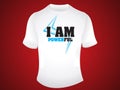 I am powerful tshirt design