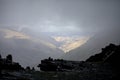 The mani stone pile, an object of tibetan buddhism