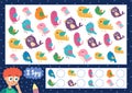 I spy game for kids. Find and count the cute birds. Search the same bird puzzle for children