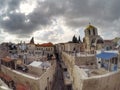 Israel, View of Holy city Jerusalem. Street photography Royalty Free Stock Photo