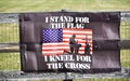 I Stand For the Flag I Kneel For the Cross Banner