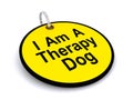 I am a therapy dog tag
