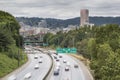 I-84 to I-5 Interstate Freeway in Portland Oregon