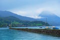 Landscape of surroundings at the lake of Thun City, Switzerland, on 15 October, 2023, 1 Royalty Free Stock Photo