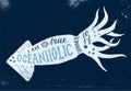 I am a true oceanholic, summer 2017 lettering