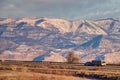 Up the Hill Into Utah in Late Winter on I-70 Royalty Free Stock Photo