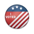 i voted badge. Vector illustration decorative background design