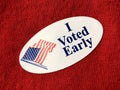 I voted early sitcker Royalty Free Stock Photo