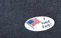 I Voted Early sticker