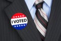 I voted pin on lapel