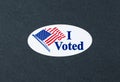 I Voted Royalty Free Stock Photo