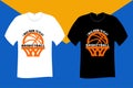 I was Born to play basketball T Shirt Design