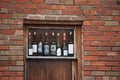 Bottles in a window in Jefferson Texas Nov 25 2018