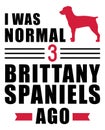 I was normal 3 Brittany Spaniels ago