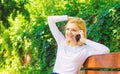 I was waiting your call. Girl modern smartphone calling friend cell phone. Girl blonde smiling face talk smartphone Royalty Free Stock Photo