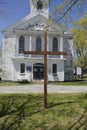 I am the way the truth and the life.. Hubbardston Ma Church Royalty Free Stock Photo