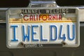 I Weld For You custom vanity California license plate