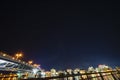 Lake Shinji at night