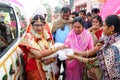 I will Miss you. The traditional Bengali wedding rituals quite meaningful and interesting Royalty Free Stock Photo