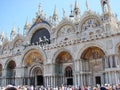 Venice. Italy. Unique Venetian views from the sea and land in the summer sunny day. Royalty Free Stock Photo