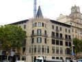 Catalana Occidente building in Barcelona, Spain Royalty Free Stock Photo