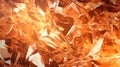 Modern Amber Geode Texture Design. Generative AI