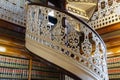 IA State Capitol Law Library Spiral Staircase Royalty Free Stock Photo