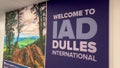IAD Washington Dulles International Airport - WASHINGTON DC, UNITED STATES - OCTOBER 27, 2022