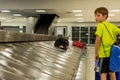 IAH luggage carousel at baggage claim