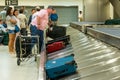 IAH luggage carousel at baggage claim