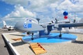 IAI showcasing its multi-role medium altitude long endurance (MALE) Heron UAV at Singapore Airshow 2012