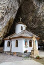 Ialomita Cave Monastery Royalty Free Stock Photo