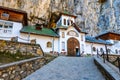 Ialomitei cave, Bucegi mountains, Saints Peter and Paul Church a Royalty Free Stock Photo